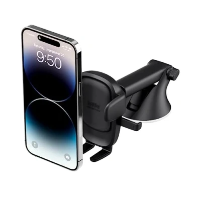 Imagen de iOttie Easy One Touch 6 Soporte Universal para salpicadero de Coche y Parabrisas con Ventosa iPhone, Samsung, Google, Todos los teléfonos Inteligentes