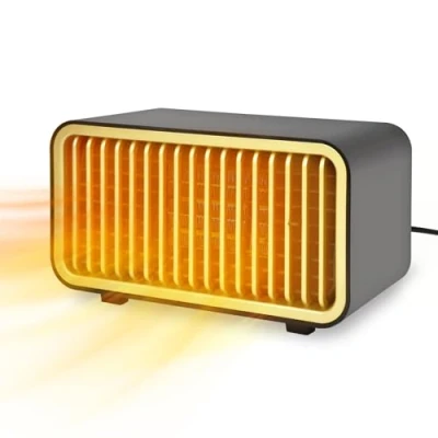 Imagen de Calefactor, Calefactor Bajo Consumo, 1000W Estufa Electrica Portatil Mini Calefactores Con 2 Modos, Protección Contra Sobrecalentamiento Y Vuelco, Para El Hogar Habitación Dormitorio Oficina