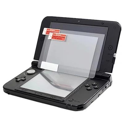 Imagen de OSTENT Top+Bottom Clear Screen Protector LCD Film Guard Skin Compatible for Nintendo 3DS LL/XL Pack of 3