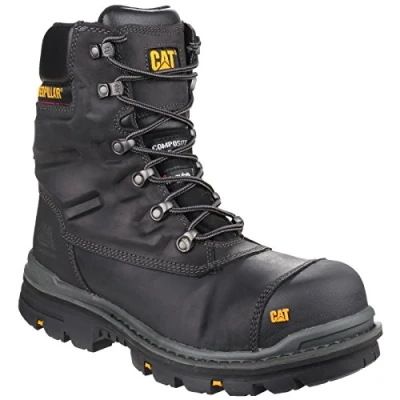 Imagen de Caterpillar Premier 8 WR TX CT S3 HRO SRC, Zapatos de Seguridad Hombre, Negro (Mens Black Mens Black), 44 EU