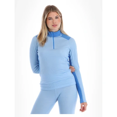 Imagen de Helly Hansen W Lifa Merino Midweight 1/2 Zip Mujeres Jersey (Talla: XL/42, Azul)