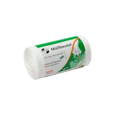 Imagen de Bolsas de basura polietileno baja densidad (PEBD, 20 l, 50 unidades), color blanco