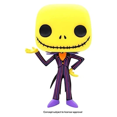 Imagen de Funko POP! Disney: The Nightmare Before Christmas Blacklight Jack Skellington Figuras Miniaturas Coleccionables Para Exhibición Idea De Regalo Mercancía Oficial Fans Movies