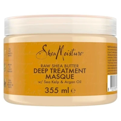 Imagen de SheaMoisture con Manteca de Karité Pura Mascarilla Tratamiento Profundo, para cabello dañado 355 ml