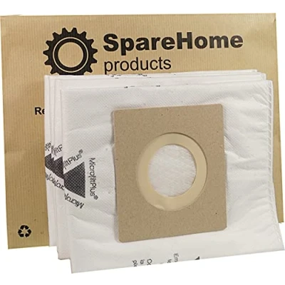 Imagen de SpareHome® 10 Bolsas H81 de alta filtración + 2 microfiltros reemplazo para aspiradores Hoover Telios Extra, TX50PET, TX50, TX60PET