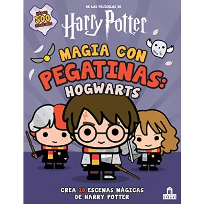 Imagen de HARRY POTTER. Magia con pegatinas: Hogwarts: Crea 10 escenas mágicas de pegatinas