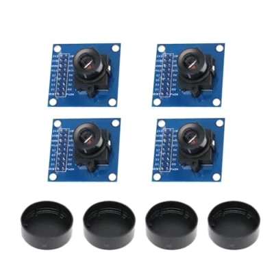 Imagen de 4 unidades OV7670 módulo de cámara 300KP VGA Mini compatible con Arduino,