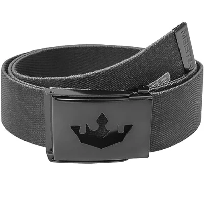 Imagen de Meister Player Cinturón de Golf Cinta Tejida Ajustable y Reversible Negro