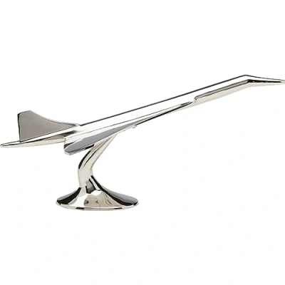 Imagen de Kare Concorde Objeto Decorativo (Aluminio, 28 x 60 26 cm), diseño de avión