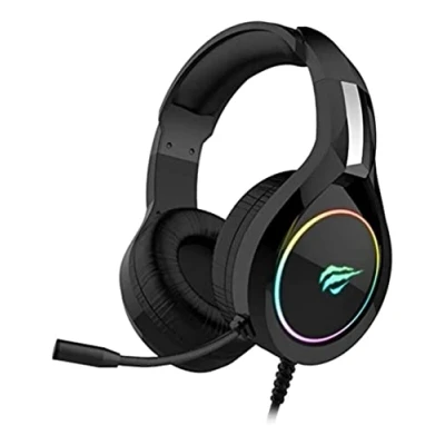 Imagen de Havit Cascos Con Micrófono Gamming 2 Jack 3.5mm + 1 Usb Led Hv h2232d Negro
