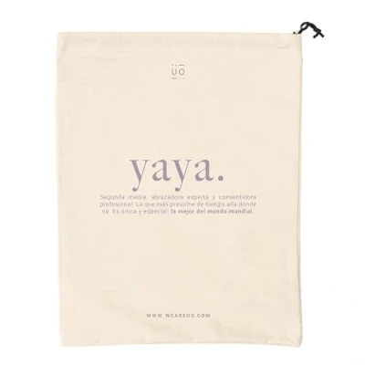 Imagen de Bolsa tela &quot;Yaya&quot; De Algodon natural 100%, Reutilizable