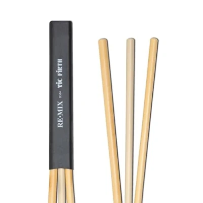 Imagen de Vic FIrth RE MIX Cepillos de Tambor Híbridos Rota/Tacos madera abedul Duro