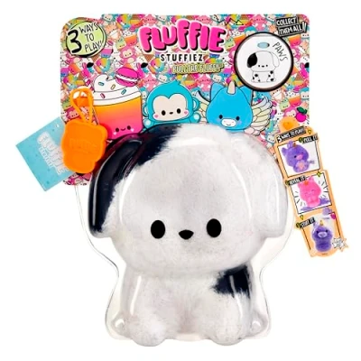 Imagen de Fluffie Stuffiez Dog Pequeño Peluche Coleccionable Sorpresa al Abrir la Caja Blando ASMR Abrazable DIY, Piel para Tirar Niños +4 Años y Coleccionistas