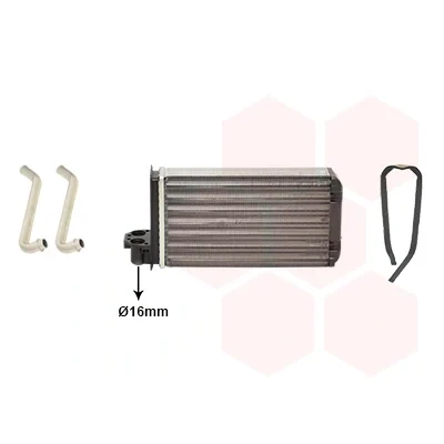 Imagen de VAN WEZEL 40006088 Radiador de Calefaccion PEUGEOT: 309 I Hatchback, 205 II Hatchback