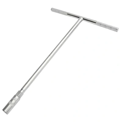 Imagen de Senrise Llave de tubo larga, 6 19 mm, con barra en T hexagonal alcance profundo (1 unidad), plateado