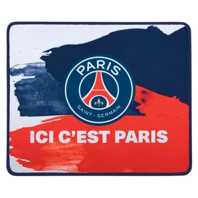 Imagen de Konix PSG Alfombrilla de ratón Gaming 32 x 27 cm Superficie en Silicona 3D Ultra Fina Base Antideslizante Motivo Ici c&#039;est Paris