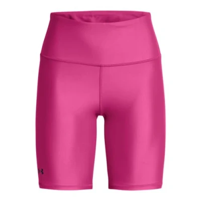 Imagen de Under Armour Bike Short pantalones cortos de mujer, deportivos para ir en bicicleta, color rosa fuerte/negro