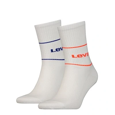 Imagen de Levi&#039;s Short Sock, Rojo (Red Blue Combo), 39 42 (Pack de 2) Unisex Adulto