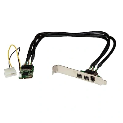 Imagen de Startech MPEX1394B3 Adaptador Tarjeta Mini PCI Express de 2 Puertos