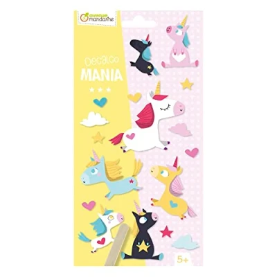 Imagen de Avenue Mandarine CC061C Decalco&#039; Mania, Licornes