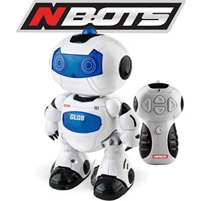 Imagen de Ninco Nbots Robot Glob. con luz y Sonido, Color Blanco Azul NT10039