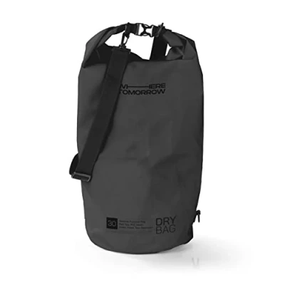 Imagen de #DoYourOutdoor Dry Bag Bolsa Mochila Impermeable y 2L 5L 10L 20L 30L Drybag en 2 Estilos Muchos Colores Ideal para Barco, Kayak, Pesca Camping, Negro, 10 L,