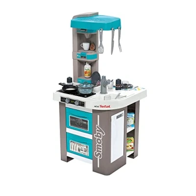 Imagen de Smoby Cocina de Juguete Studio Bubble Tefal, 28 Accesorios, Placa Cocción con Efectos Sonoros, Adecuado a Partir 3 Años (7600311051)