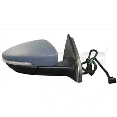 Imagen de Espejo retrovisor Tyc 337 0217 derecha imprimado para ajuste elect. espejo, convexo, calefactable VOLKSWAGEN: Passat B7 Berlina, Variant