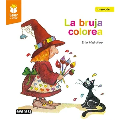 Imagen de La bruja colorea: Rústica: 0 (Leer es vivir)