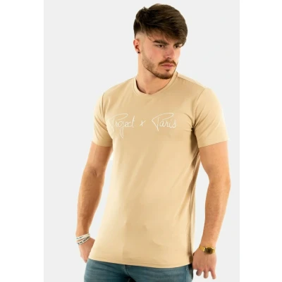 Imagen de Project X Paris Camiseta estampada, Hombre, Talla: Small, Beige