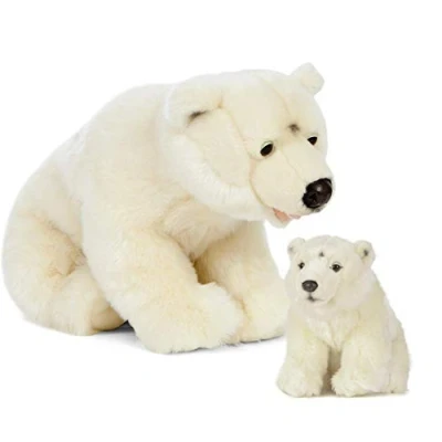 Imagen de Living Nature AN503 Oso polar para madre y bebé, color blanco, talla única (Keycraft AN503) , color/modelo surtido
