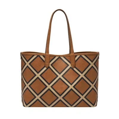 Imagen de Fossil bolso de mujer Williamson, tote tela con revestimiento PVC, L : 40,6 cm, A 14 29,2 ZB1867194