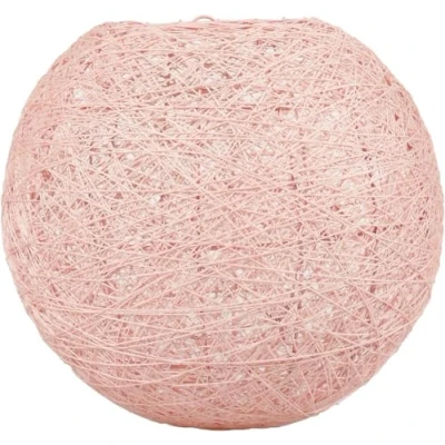 Imagen de LUM&amp;CO Pantalla Suspensión Forma de Bola, Rosa, 20 x 19 cm