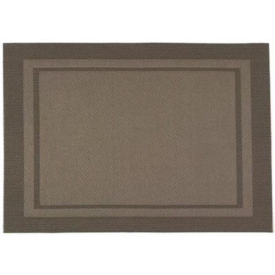 Imagen de d c fix manteles individuales Catania Cuadrado mocca lavables antimanchas plastico PVC tapetes para mesa salvamanteles bajoplatos mantelitos 30 cm x 45 rectangular