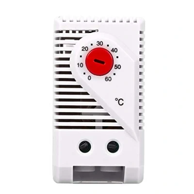 Imagen de Termostato Compacto 0 60 ℃, regulador de Temperatura eléctrico mecánico Ajustable (botón Rojo)