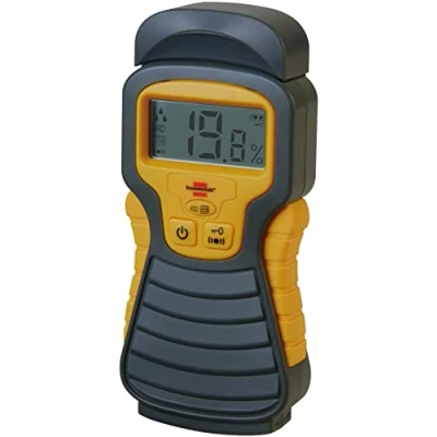 Imagen de Brennenstuhl detector de humedad MD batería 9V (sensor humedad, determinación para madera, tapetes o otros materiales construcción) negro