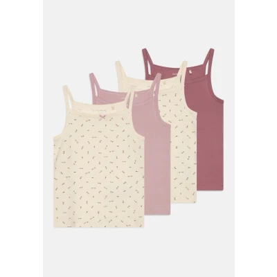 Imagen de Name it Nkfstrap Floral 4 PACK Camiseta interior para niños, Talla: 4a, Buttercream