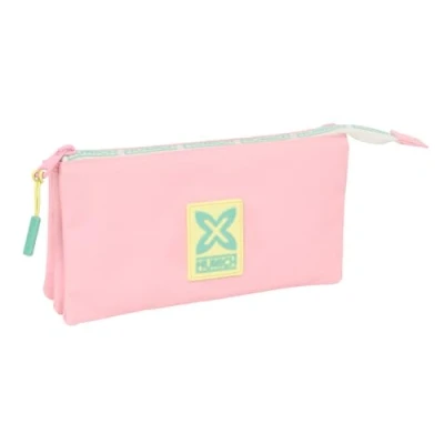 Imagen de Safta Munich Candy Portatodo Triple, Estuche Infantil, Niño, Ideal para Niños en Edad Escolar, Cómodo y Versátil, Calidad Resistencia, 22x3x12 cm