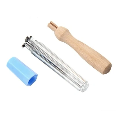 Imagen de Chiic agujas de fieltro mango madera, lana Starter Kit 1 madera + 7 Craft DIY Home Herramientas costura