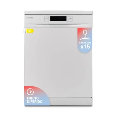 Imagen de UNIVERSALBLUE Lavavajillas Digital Motor DC 60 cm 8 Programas de Lavado Inverter 15 Servicios INCLUYE SUBIDA A PLANTA