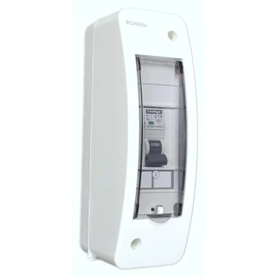 Imagen de RoadEu Disyuntor, distribución de energía C16A 1P 230V. caja fusibles, cuadro superficie