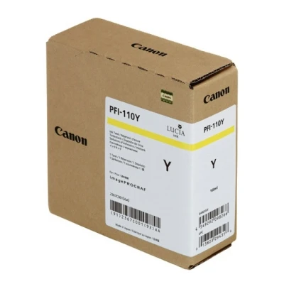 Imagen de Canon PFI 110Y cartucho de tinta amarillo (original)