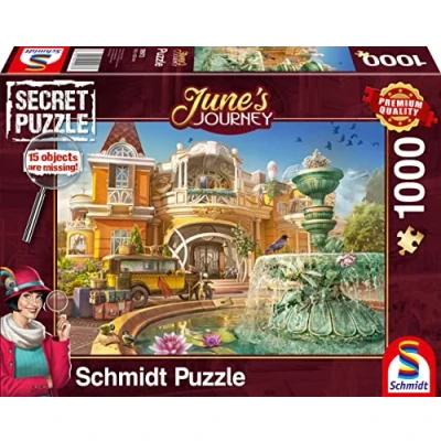 Imagen de Schmidt Spiele 59973 Junes Journey Puzzle (1000 Piezas), diseño de orquídeas, Multicolor, Talla única