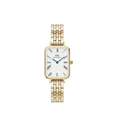 Imagen de Daniel Wellington Quadro Roman Numerals 5LINK Reloj, Mujer, Talla: One Size, Gold