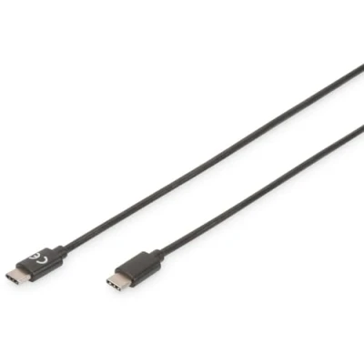 Imagen de DIGITUS cable de conexión USB 2.0 1,8 m C (m) a 480 Mbit/s tipo C, Negro