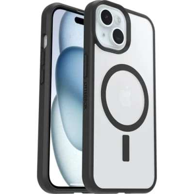 Imagen de Otterbox React Plástico Back Cover Negro/Transparente Magnético Apple iPhone 13/14/15/16e
