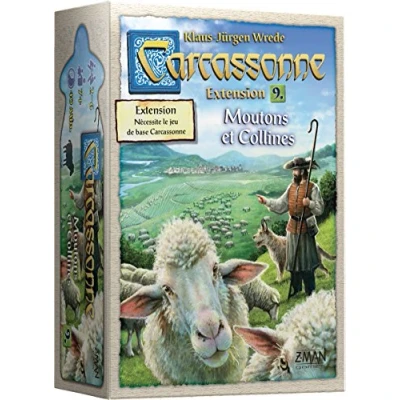 Imagen de Z Man Games Carcasonne Extensión 9 Ovejas y Colinas Juego de Mesa a Partir 7 años 2 6 Jugadores 40 Minutos
