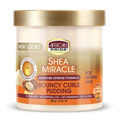 Imagen de African Pride Karité Miracle hinchables Rizos Pudding 425 g