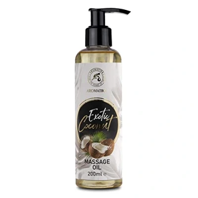 Imagen de Aceite de Masaje Coco 200ml Corporal Relajante con Aceites Semilla Uva Jojoba Almendra Melocotón