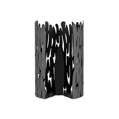 Imagen de Alessi Barkroll BM04 Porta Rollos de Cocina Diseño en Acero Inoxidable 18/10 con Resina Epoxi, Negro